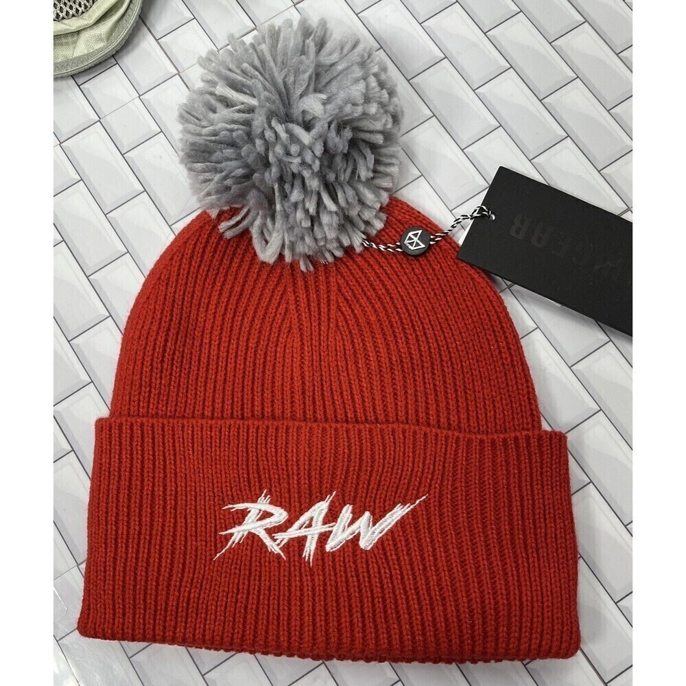 Genuine RAWGEAR Raw Beanie Hat Embroidered Logo